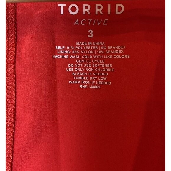 NWT Torrid Active Stretch Woven Mini Dress Lollipop Red 3 3X 26 28 New - Picture 2 of 5